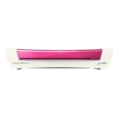 Plastificatrice a caldo compatta a 2 rulli Leitz iLam Home Office A4 fucsia 73680023